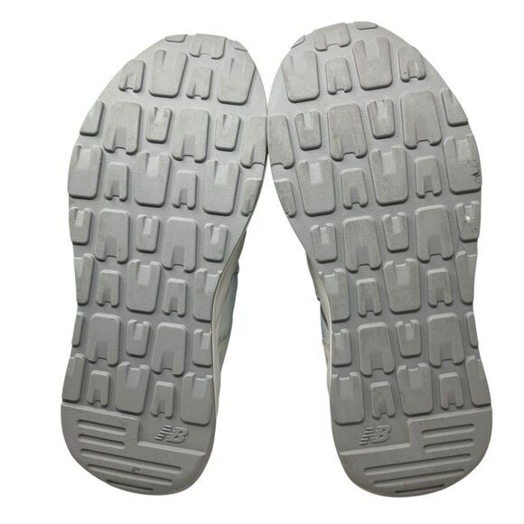 New Balance 57/40 White Suede Chunky Retro Casual Lifestyle Sneakers - Picture 9 of 13